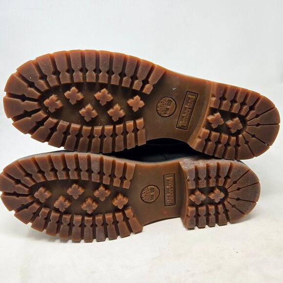 TIMBERLAND Jayne Women's Black Nubuck Leather 6" Boots Size 8.5 - Picture 6 of 8